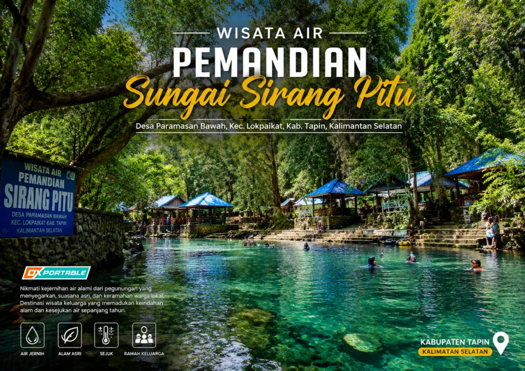 Pemandian - Sungai Sirang Pitu  by YB7LXI