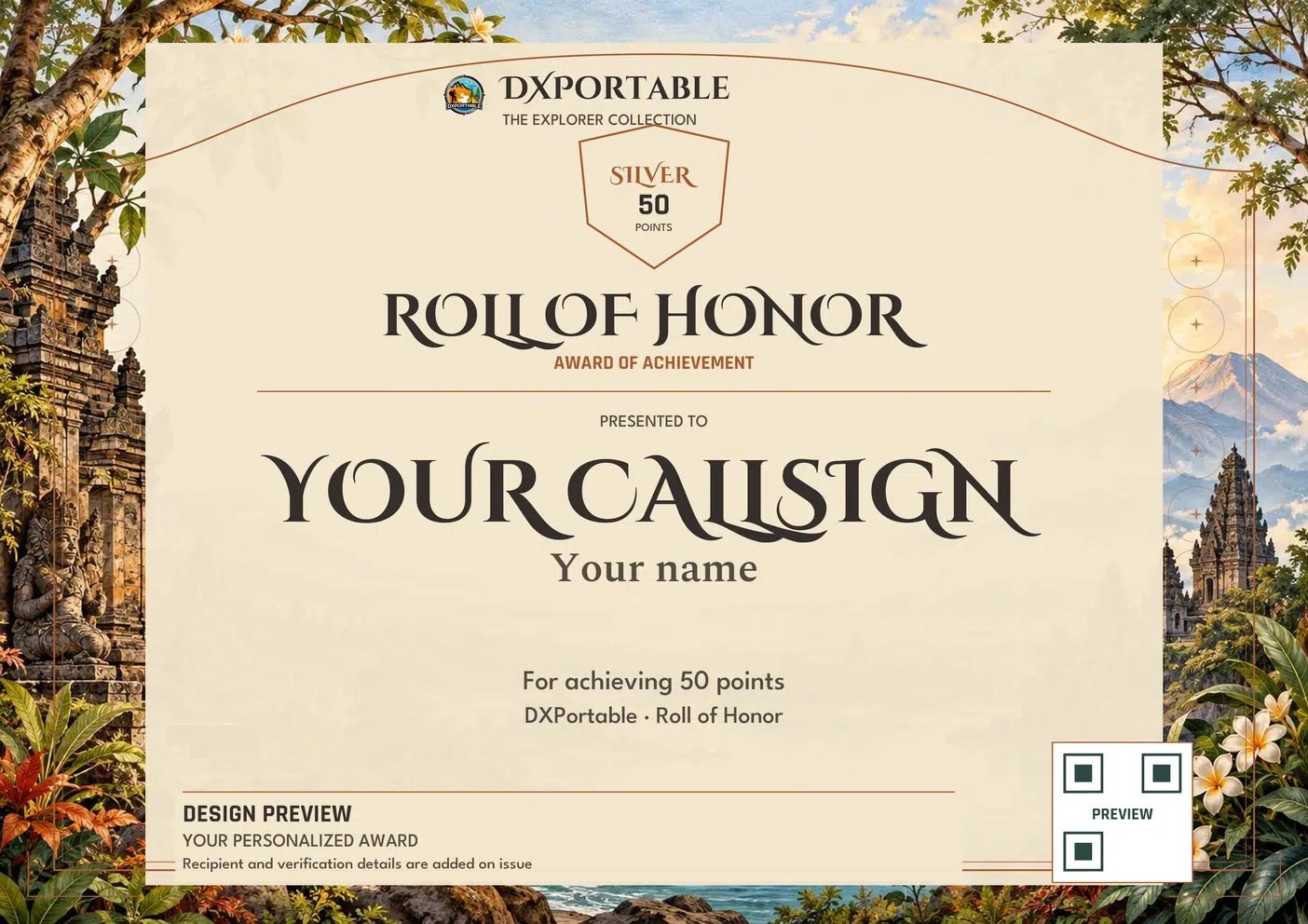 Roll of Honor · DXPortable