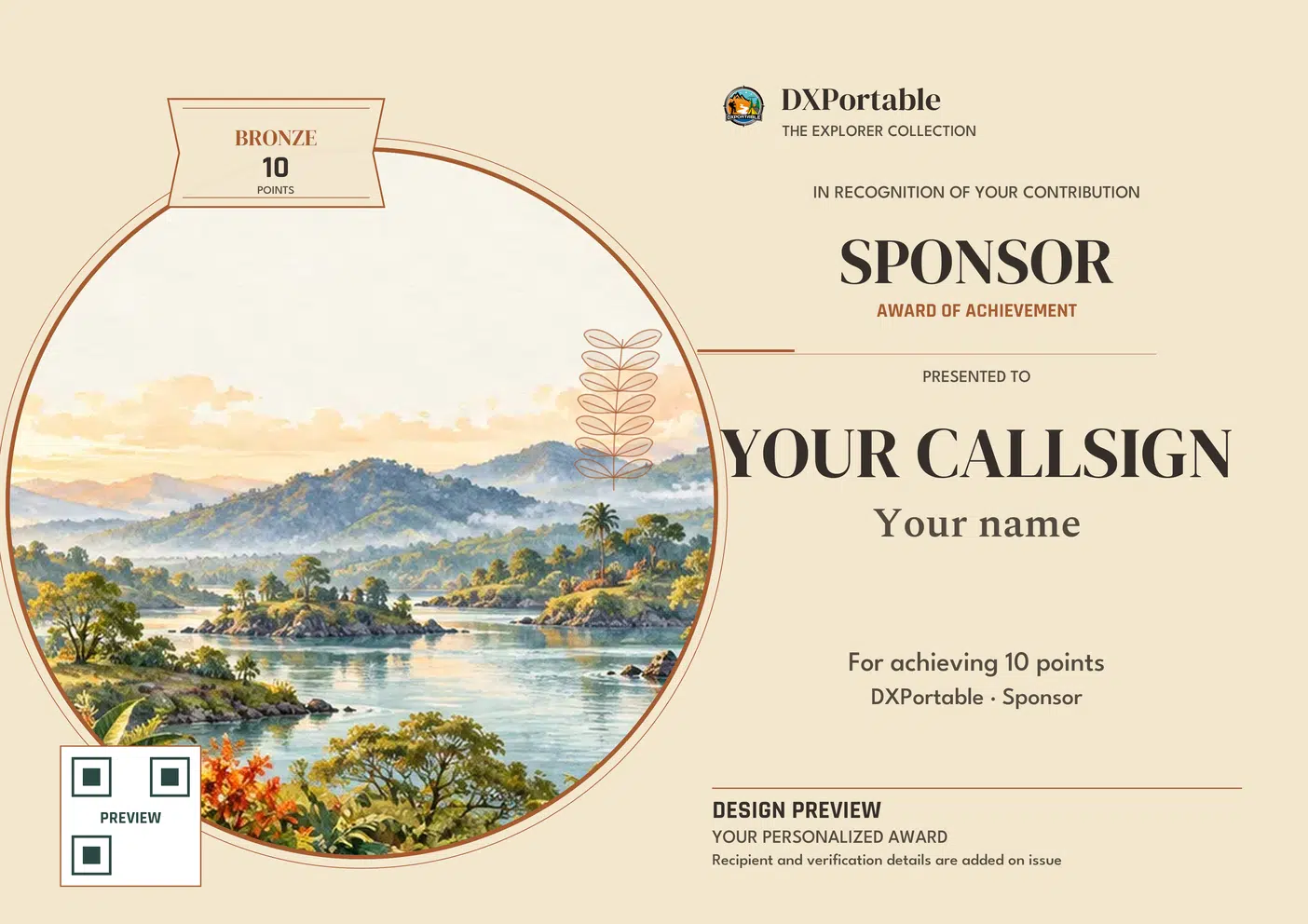 Sponsor · DXPortable