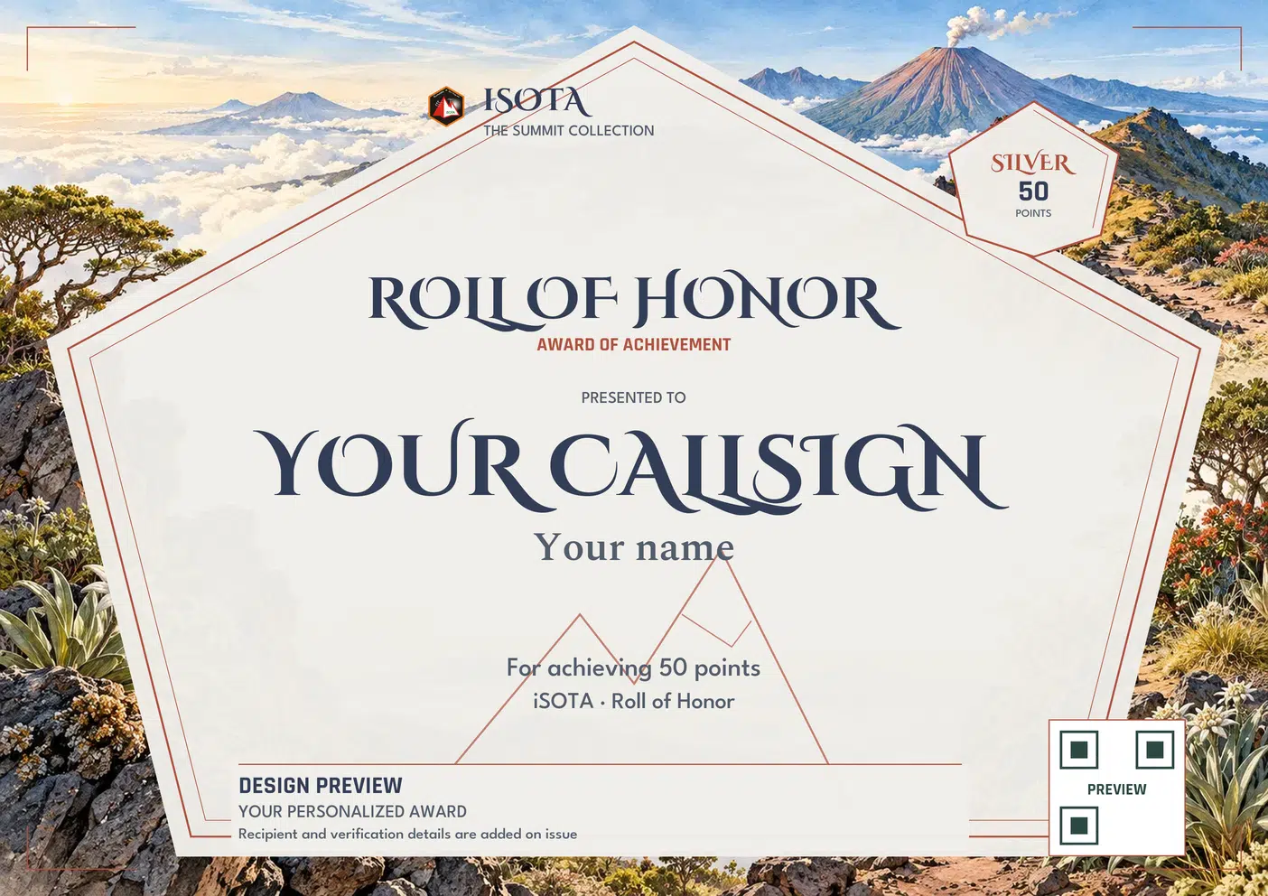 Roll of Honor · iSOTA